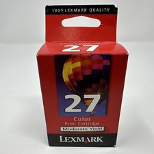NEW GENUINE Lexmark #27 Color Ink Cartridge picture
