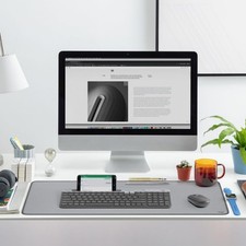 LOGITECH K585 MULTI-DEVICE SLIM WIRELESS KEYBOARD, BUILT-IN CRADLE -  GRAPHITE picture