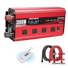 3000W Power Inverter 12V to 110V/120V DC to AC with LCD Display, 3000W-12V picture