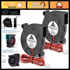 50mm 5015 Blower Fan 24V Brushless Dual Ball Bearing Turbo Cooling 2Pcs for 3D P picture