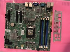 Supermicro X9SCL-F LGA1155 mATX Server Motherboard IPMI Dual LAN + I/O Shield picture
