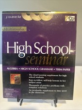 High School Seminar Algebra Multimedia 3cd ROM picture