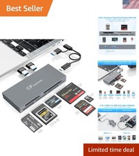 Compact 8-in-1 CFexpress Card Reader with Dual USB 10Gbps Ports - Portable Hub picture