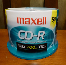 New Maxwell 50 PK CD-R 48x 700mb 80 min.  picture
