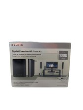 Belkin Gigabit Powerline HD Starter Kit 1000 Mbps Ultrafast Stream Movies Games picture