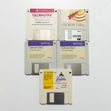 Vtg Lot Macintosh Software 3.5 inch Prodigy America Online Global Fax CharismMac picture