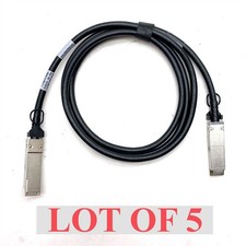 NetApp Molex 2.0M/6ft External SAS Shielded Cable QSFP to QSFP 112-00177 Lot 5 picture