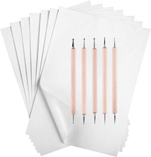 50Sheets Carbon Transfer Paper, Graphite Tracing Paper with Stylus Tools picture