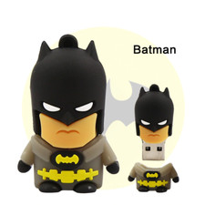 USB Flash Drive Batman Super Heros 3D 4GB, 8GB, 16GB, 32GB, 64GB, Pattern picture