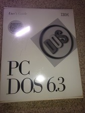 IBM PC DOS 6.3  Boxed Manuals & Disks - Sealed picture