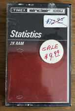 Timex Sinclair 1000 STATISTICS 16k RAM Cassette Tape - NEW SEALED picture