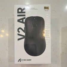 Attack Shark V2 AIR Wireless Optical 8K Gaming Mouse - Black picture