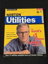 Symantec Norton Utilities 3.5 Macintosh Big Box CD Vintage 1997 Mac OS picture