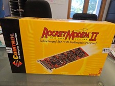 MINT TESTED COMTROL ROCKET MODEM II V.90 - COMPLETE IN BOX picture