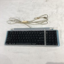 Apple USB Tastatur M2452 D, BONDI BLUE  QWERTZ | VINTAGE | 1998 picture