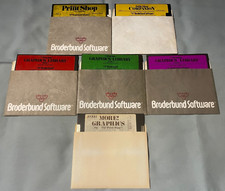 PRINT SHOP+Companion+Graphics Library 1/2/3+More Atari 400/800 Computer TESTED picture