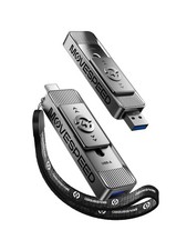 MOVE SPEED 1TB USB Drives, ThumbDrive with Dual Ports & Push-Pull Design — picture