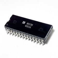 Synertek SY6551A ACIA UART Serial Interface IC 6502 6800 DIP-28 Vintage NOS 1980 picture