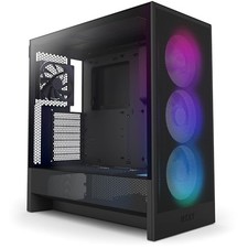 NZXT H5 Flow RGB - Compact ATX Mid-Tower PC Case - Black picture