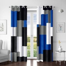 Royal 100% Blackout Curtains for Bedroom 84 inch 52