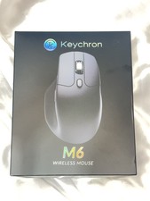 Keychron M6 Silent Wireless Gaming Mouse 1000Hz Bluetooth 5.3/2.4Ghz/Wired Black picture