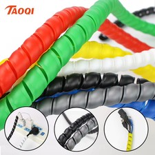 1/5M Winding Tube 8/10/14/16/20/25mm Wire Organizer Cable Protection Sleeve picture