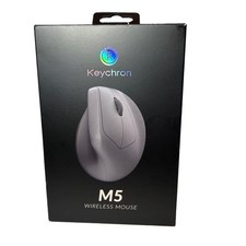 Keychron - M5 Ergonomic Wired & Wireless Laser Mouse w/ Macro Button & Fast-S... picture