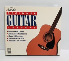 Beginner Guitar Lessons PC Mac CD ROM Acoustic Electric 30+ Lessons picture