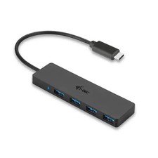 i-tec C31HUB404 USB Hub 4-Port USB-A USB 3.0 5GB/s with USB-C Plug Black picture