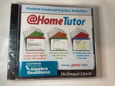 Algebra Readiness @Hometutor CD ROM McDougal Littell California At Home Tutor picture