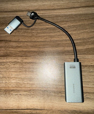 Hagibis USB-C & USB 3.0 to HDMI AV Adapter Converter Gray Black picture