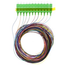 FIS FIBER INSTRUMENT SALES SP12SCAPC 12 FIBER 9/125 3 METER SM PIGTAIL FAN KIT picture