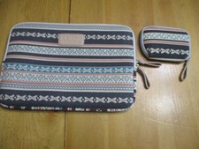 Kayond Laptop Sleeve,Canvas Water-Resistant & Small Accessory Pouch 13 1/2 x picture