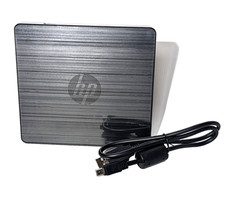 HP GP70N USB DVDRW External Drive Black w/USB Cable CD DVD-RW 864979-001 picture