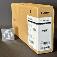 Canon PFI-706 MBK Matte Black 700ml Genuine Ink Tank New Expired PFI-706MBK picture