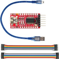 Wwzmdib Mini USB to TTL Serial Converter Adapter, 3.3V/5.5V, FTDI Breakout Board picture