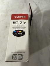 Canon BC-21E 4 Colors Black & Tri-Color Ink Cartridge Multi Pass C2500 Open Box picture