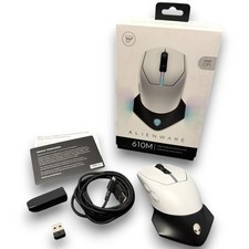 Alienware Wired/Wireless RGB Gaming Mouse 16,000DPI AW610M - Lunar Light picture