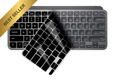 Logitech MX Keys Mini Silicone Keyboard Skin Cover Dust Proof Black Protection picture