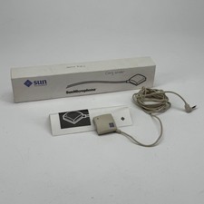Vintage Sun Microsystems SunMicrophone Desktop Computer Mic w/ Box 1993 picture