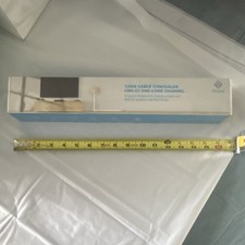 Yecaye White Cable Concealer 125in CMC-03 One Cord Channel Cover for Wall Mount picture