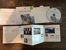 Apple Mac OS X Snow Leopard 10.6.3 Software Operating System Box Manual picture