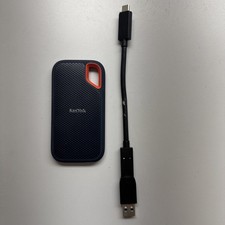 SanDisk Portable Extreme Portable SSD 2TB USB-C to USB-C SSD SDSSDE61-2T00 picture