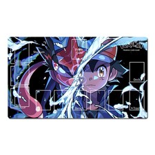 Pokemon Duel Playmat Ash Ketchum TCG CCG Pad Trading Card Game Mat Mousepad picture