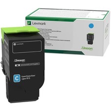 Original Lexmark 80C1SC0 Cyan Toner. New Sealed Box, We Ship Fast picture