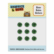 Plaid Green Gray Grey Pattern Home Button Stickers Fit Apple iPhone picture