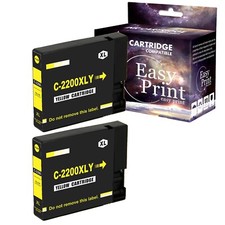 2PK PGI-2200XL Yellow Ink Cartridge for Canon Maxify MB5020 MB5120 MB5320 picture