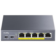 GS1005P 5 Port Gigabit PoE Switch, 4 PoE+ @60W, Desktop/Wall, Plug and Play, ... picture