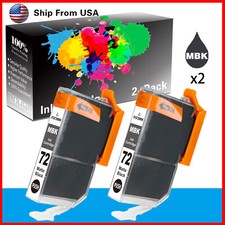 2PK of MBK PGI-72 PGI 72 PGI72 Ink Cartridge PGI72MBK for Pixma Pro10 Printer picture