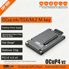 OCuLink Graphics Dock OCuP4V2 with ReDriver signal boosting chip, PCI-E4.0 picture